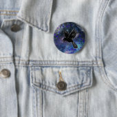 Badge Rond 5 Cm Night Raven (En situation)
