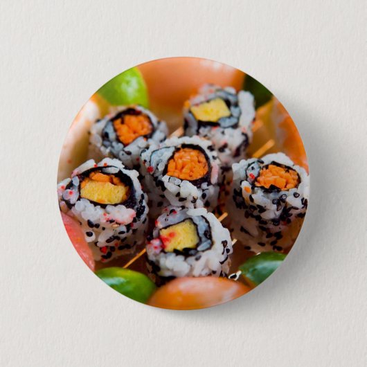 Badge Rond 5 Cm Nigiri et Maki (Devant)