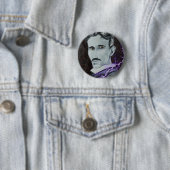 Badge Rond 5 Cm Nikola Tesla (En situation)