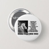 Badge Rond 5 Cm Nikola Tesla Wheelwork d'énergie cinétique de (Devant & derrière)