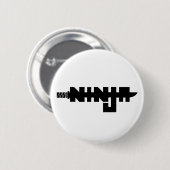 Badge Rond 5 Cm Ninja (Devant & derrière)