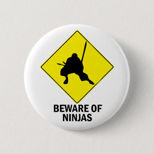 Badge Rond 5 Cm Ninja
