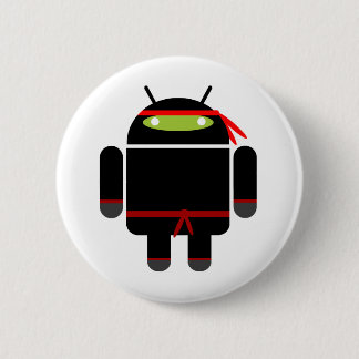 Badge Rond 5 Cm Ninja androïde