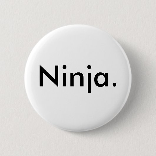 Badge Rond 5 Cm Ninja.Badge (Devant)