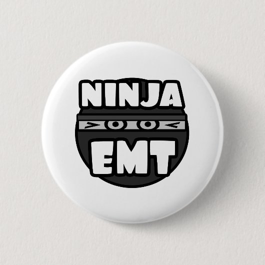 Badge Rond 5 Cm Ninja EMT (Devant)