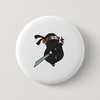Badge Rond 5 Cm ninja pig-01