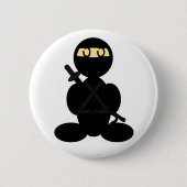 Badge Rond 5 Cm Ninja (simple) (Devant)