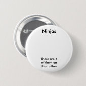 Badge Rond 5 Cm Ninjas (Devant & derrière)
