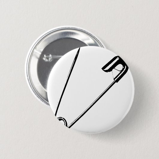 BADGE ROND 5 CM NIP DE SÉCURITÉ (Devant & derrière)