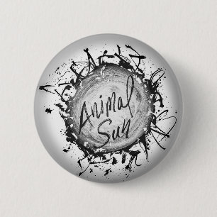 BADGE ROND 5 CM NIP PERSONNALISÉ DES SOLEILS ANIMAUX