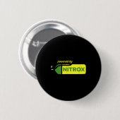Badge Rond 5 Cm Nitrox propulsé par Plongée sous-marine en plongée (Devant & derrière)