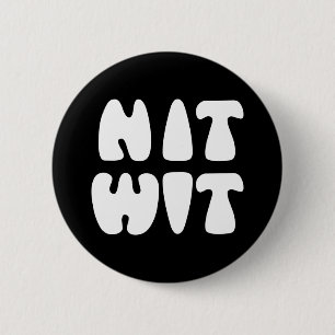 BADGE ROND 5 CM NITWIT