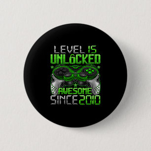 Badge Rond 5 Cm Niveau 15 Débloqué Cadeaux Garçons 15 Ans 15e Anni
