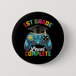 Badge Rond 5 Cm Niveau 1re année diplômé diplômée de fin d'études