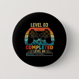 Badge Rond 5 Cm Niveau 3 Niveau complet Niveau 4 Chargement 3ème a
