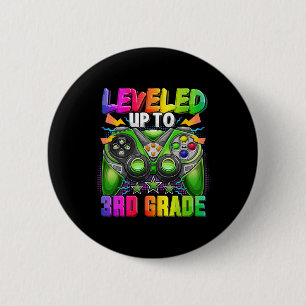 Badge Rond 5 Cm Niveau atteint : joueur de 3e année Ck rentrée sco
