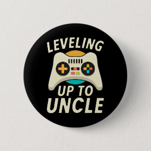 Badge Rond 5 Cm Niveau supérieur pour frère de la famille de gamer