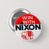 Badge Rond 5 Cm Nixon-GOP - Bouton (Devant & derrière)