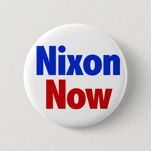 Badge Rond 5 Cm Nixon maintenant (Devant)