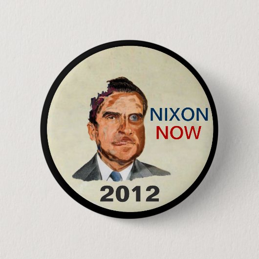 Badge Rond 5 Cm Nixon maintenant 2012 (Devant)