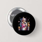 Badge Rond 5 Cm Nk Disco Nutcracker Bubblegum Christmas For Men Wo (Devant & derrière)
