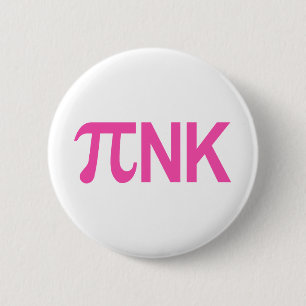 BADGE ROND 5 CM NK PI PINK