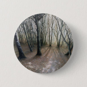 Badge Rond 5 Cm No.2 - "Après la neige" par Ron McGill.