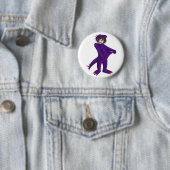 Badge Rond 5 Cm NO--aller-Dino (En situation)