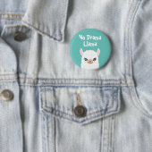 Badge Rond 5 Cm No Drama Llama (En situation)