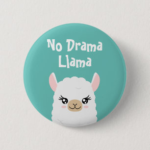 Badge Rond 5 Cm No Drama Llama