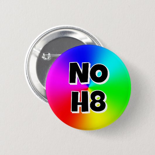 BADGE ROND 5 CM NO H8 (Devant & derrière)