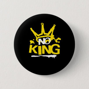 Badge Rond 5 Cm No King Minimal Clean