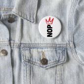 Badge Rond 5 Cm No Kings Button (En situation)
