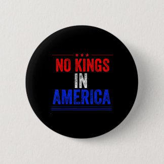 Badge Rond 5 Cm No Kings In America Flag Protest Save Democracy 12