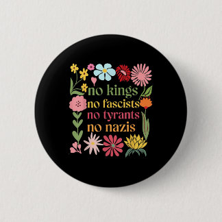 Badge Rond 5 Cm No Kings In America No Fascists We The People Poli