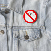 Badge Rond 5 Cm No Mosquitos (En situation)