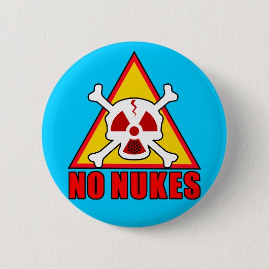 BADGE ROND 5 CM NO NUKES! (Devant)