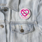 Badge Rond 5 Cm No smoking Love (En situation)