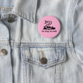Badge Rond 5 Cm No step on snek memes (En situation)