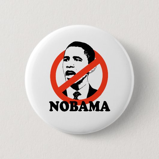 BADGE ROND 5 CM NOBAMA (Devant)