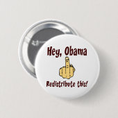 Badge Rond 5 Cm Nobama (Devant & derrière)
