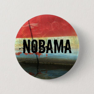 BADGE ROND 5 CM NOBAMA