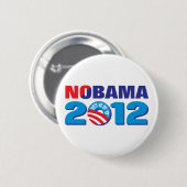BADGE ROND 5 CM NOBAMA 2012 (Devant & derrière)