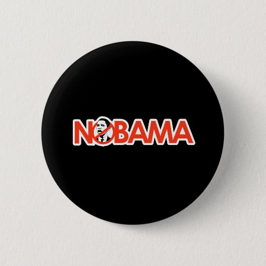 Badge Rond 5 Cm NOBAMA - Customisé (Devant)