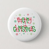 Badge Rond 5 Cm Noël (Devant)