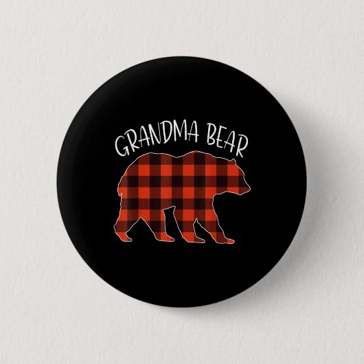 Badge Rond 5 Cm Noël à Grand-mère (Devant)
