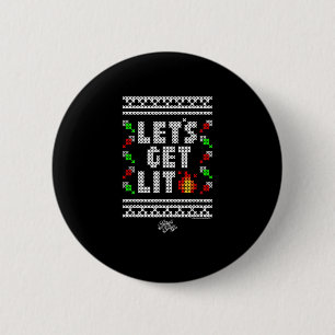 Badge Rond 5 Cm Noël amusant - Laissons-nous s'éclairer