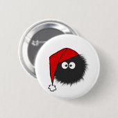 Badge Rond 5 Cm Noël aux boeufs éblouis (Devant & derrière)