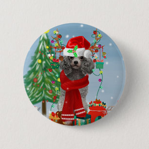 Badge Rond 5 Cm Noël aux canicules