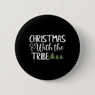 Badge Rond 5 Cm Noël Avec La Tribe Jour De Noël
